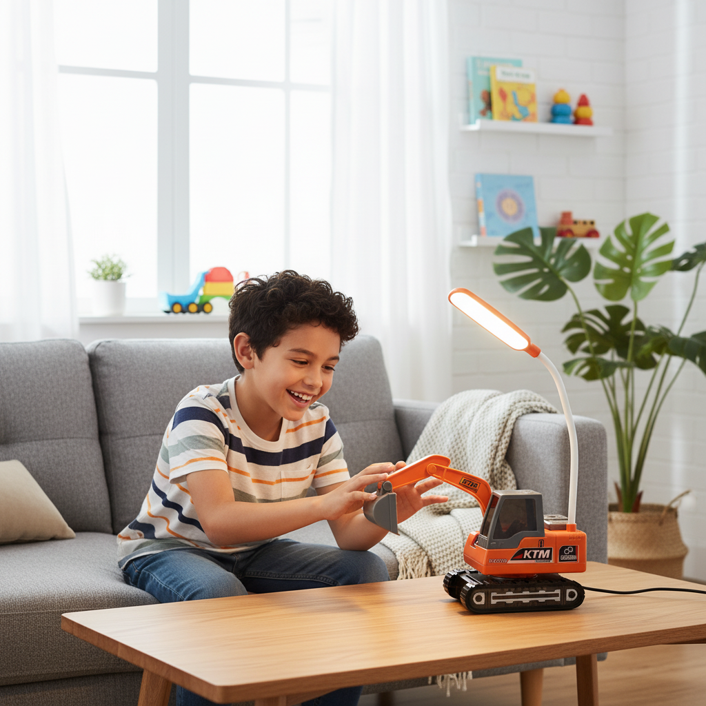 Excavator Study LED Lamp