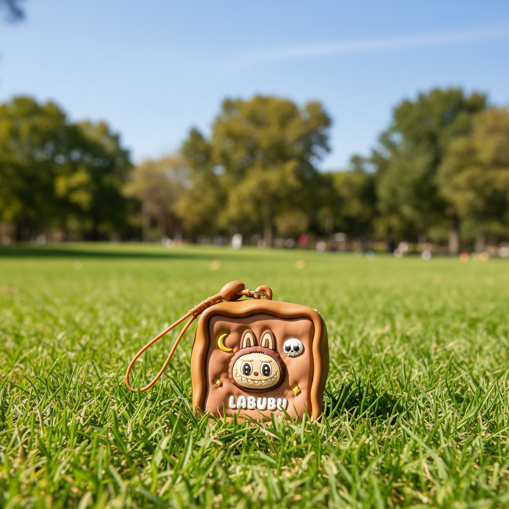 Labubu Silicone Square Coin Pouch