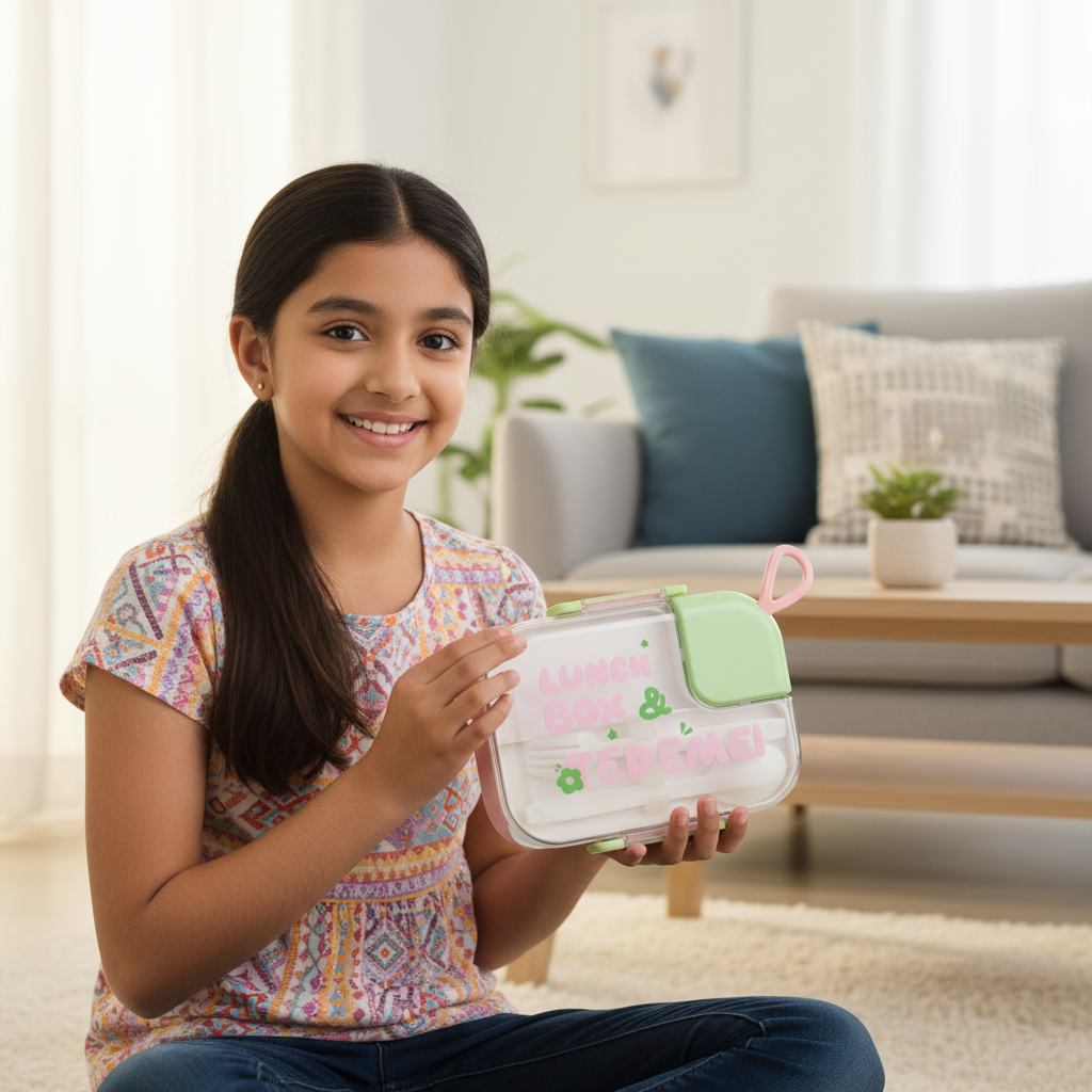 Blue–Purple Tedemei Lunch Box