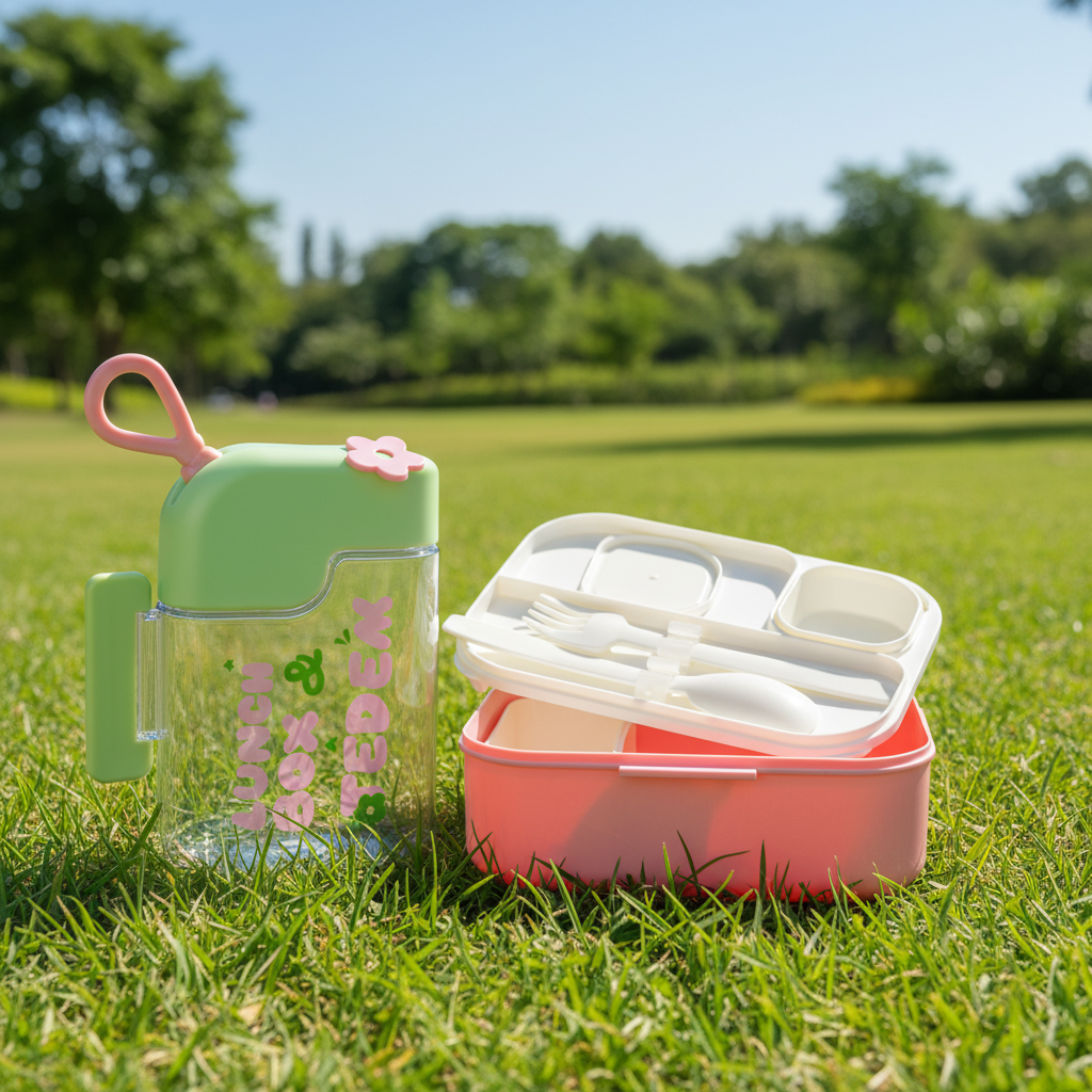 Blue–Purple Tedemei Lunch Box