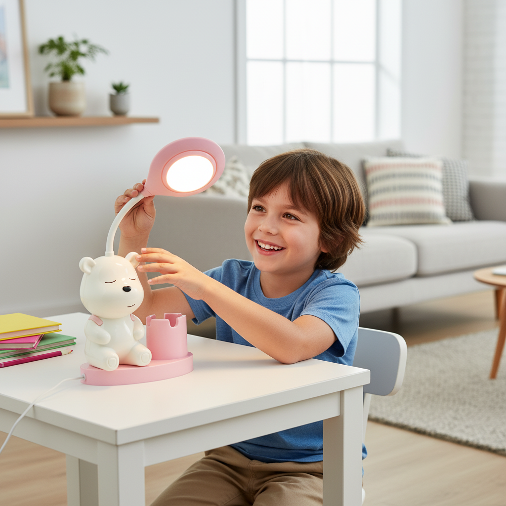 Sleeping Bear LED Study Lamp