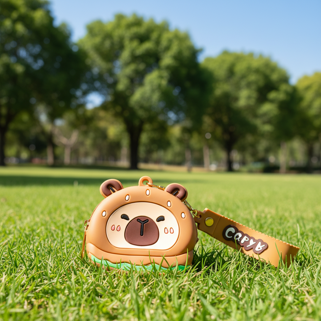 Capybara Burger Coin Pouch