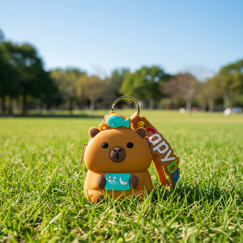 Capybara Coin Pouch – Fish Top Edition