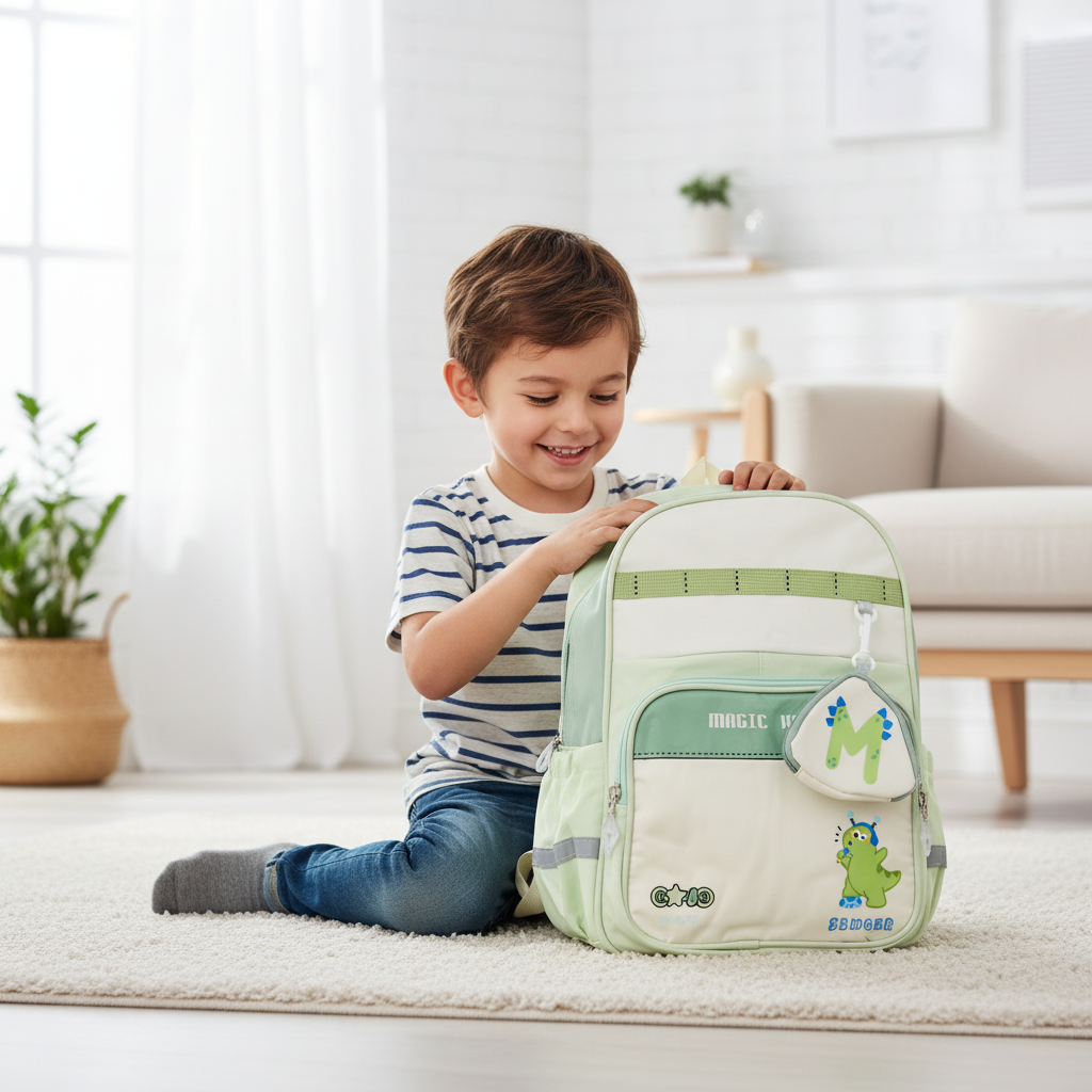 Magic Kitty Backpack with Charm Pouch