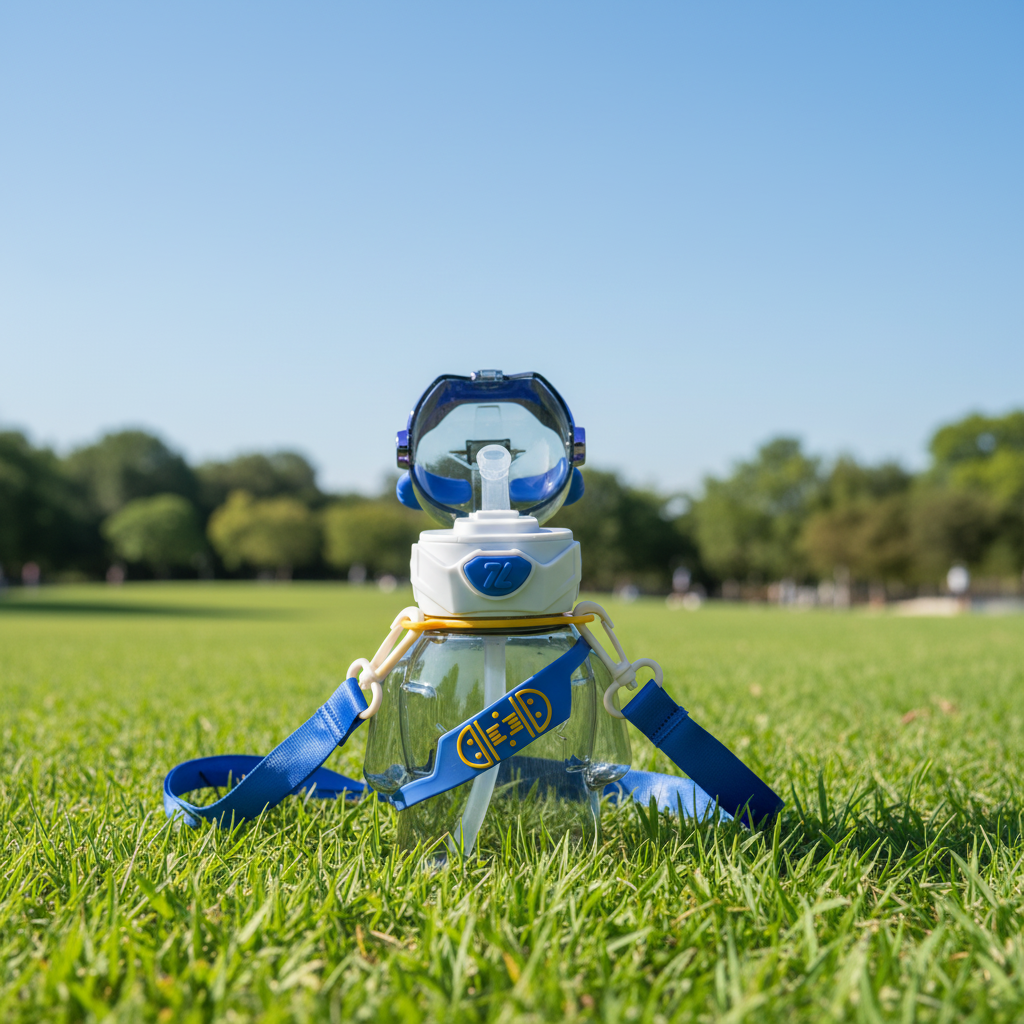 Robo Skater Bear Bottle – Cosmic Blue