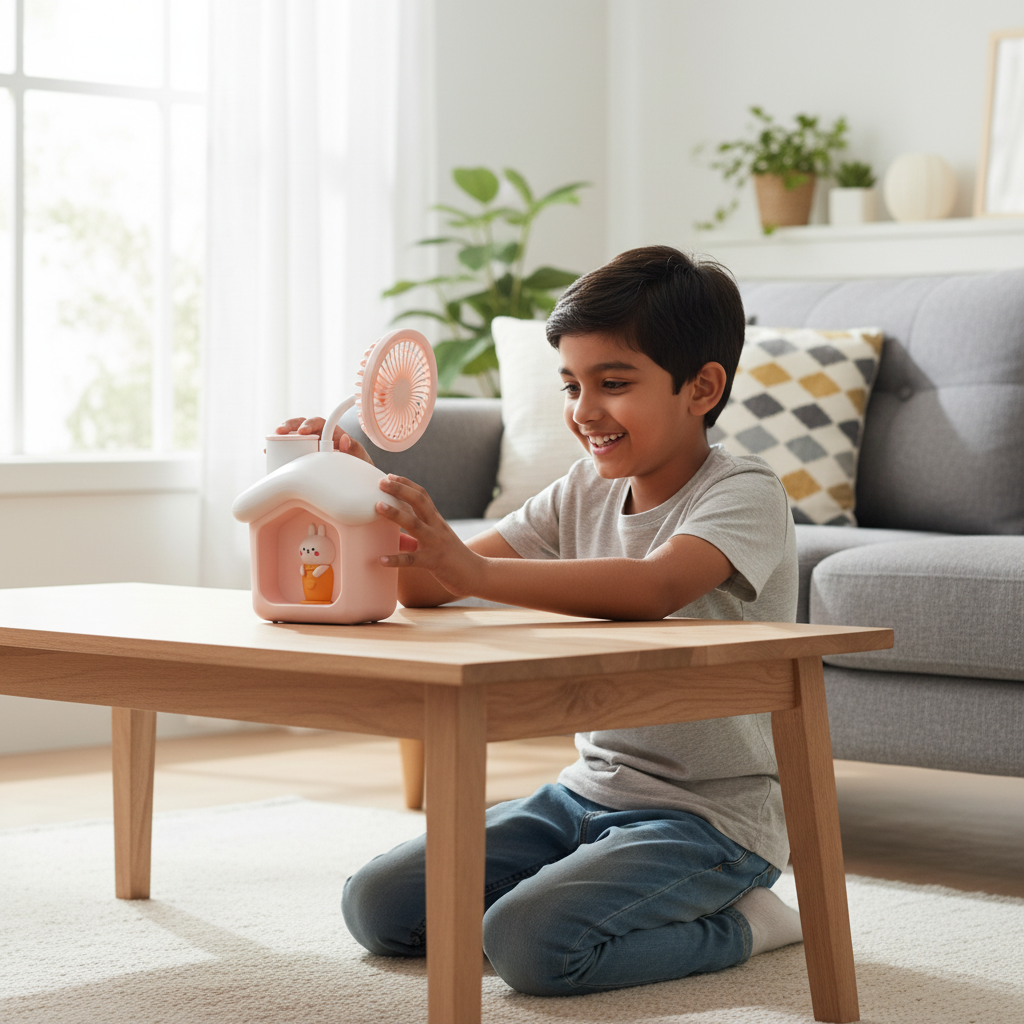 Bunny House Fan Lamp