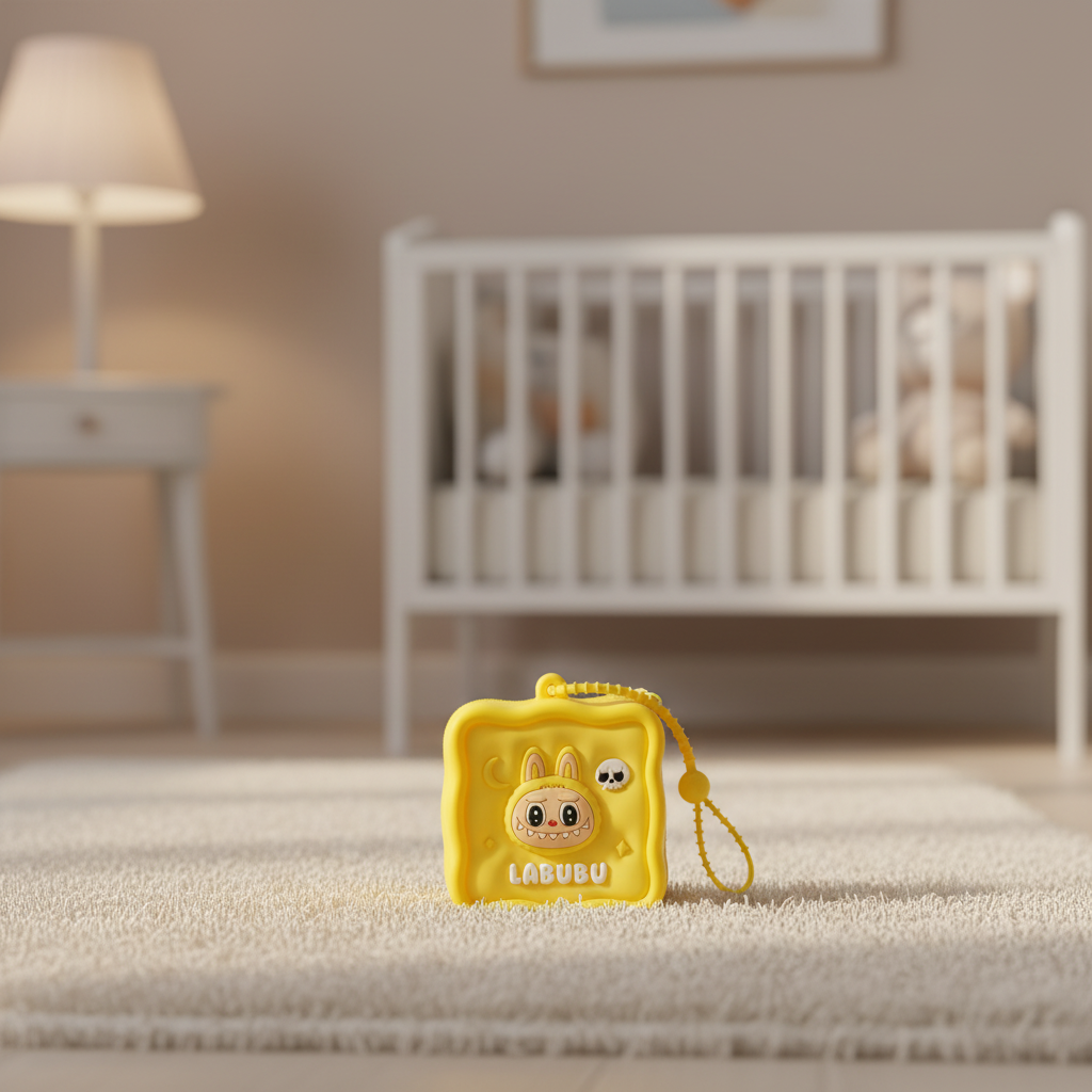 Labubu Silicone Square Coin Pouch