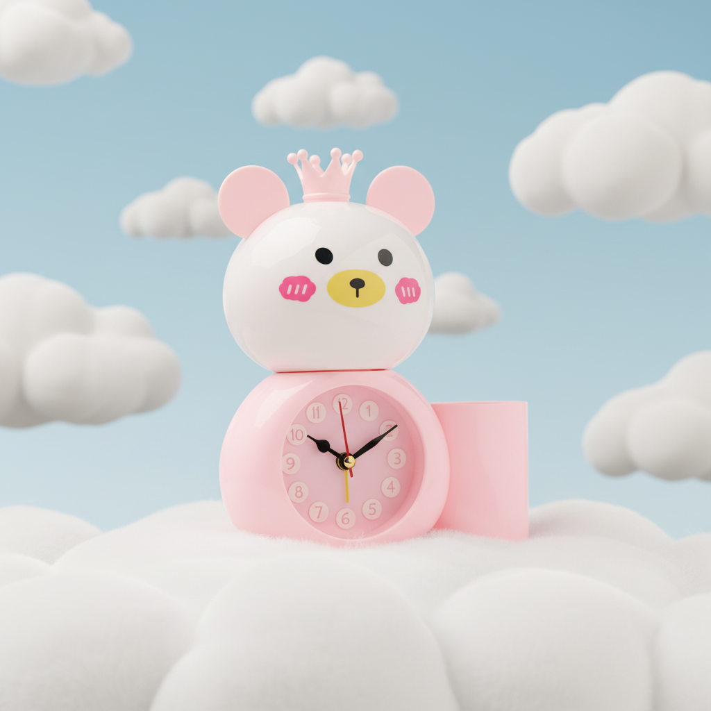 Princess Bear Alarm Clock