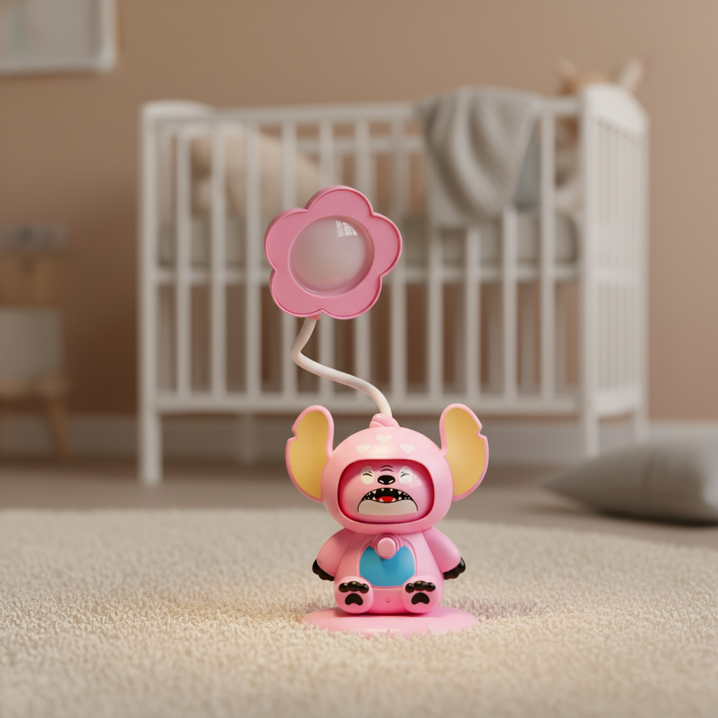 Flower-Top Character LED Lamp