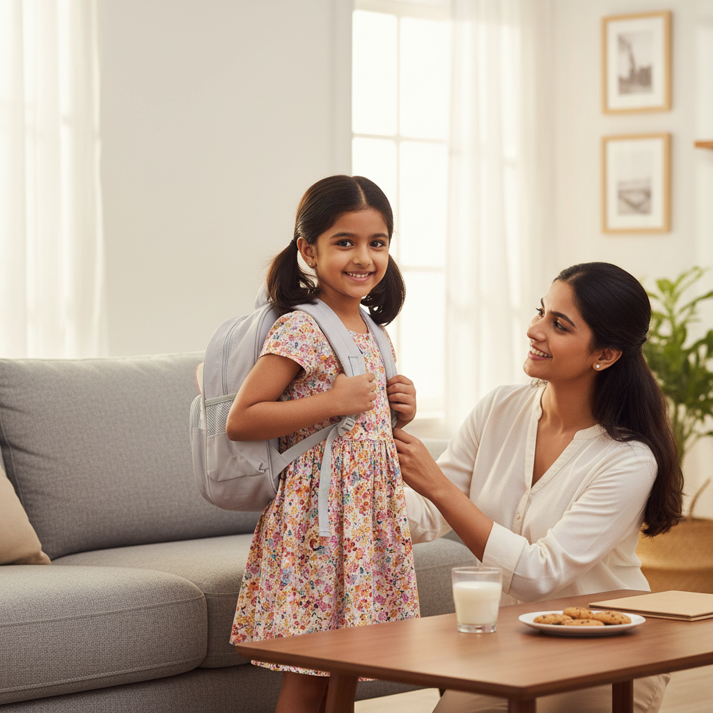 Lavender Happy Kitty Toddler Backpack