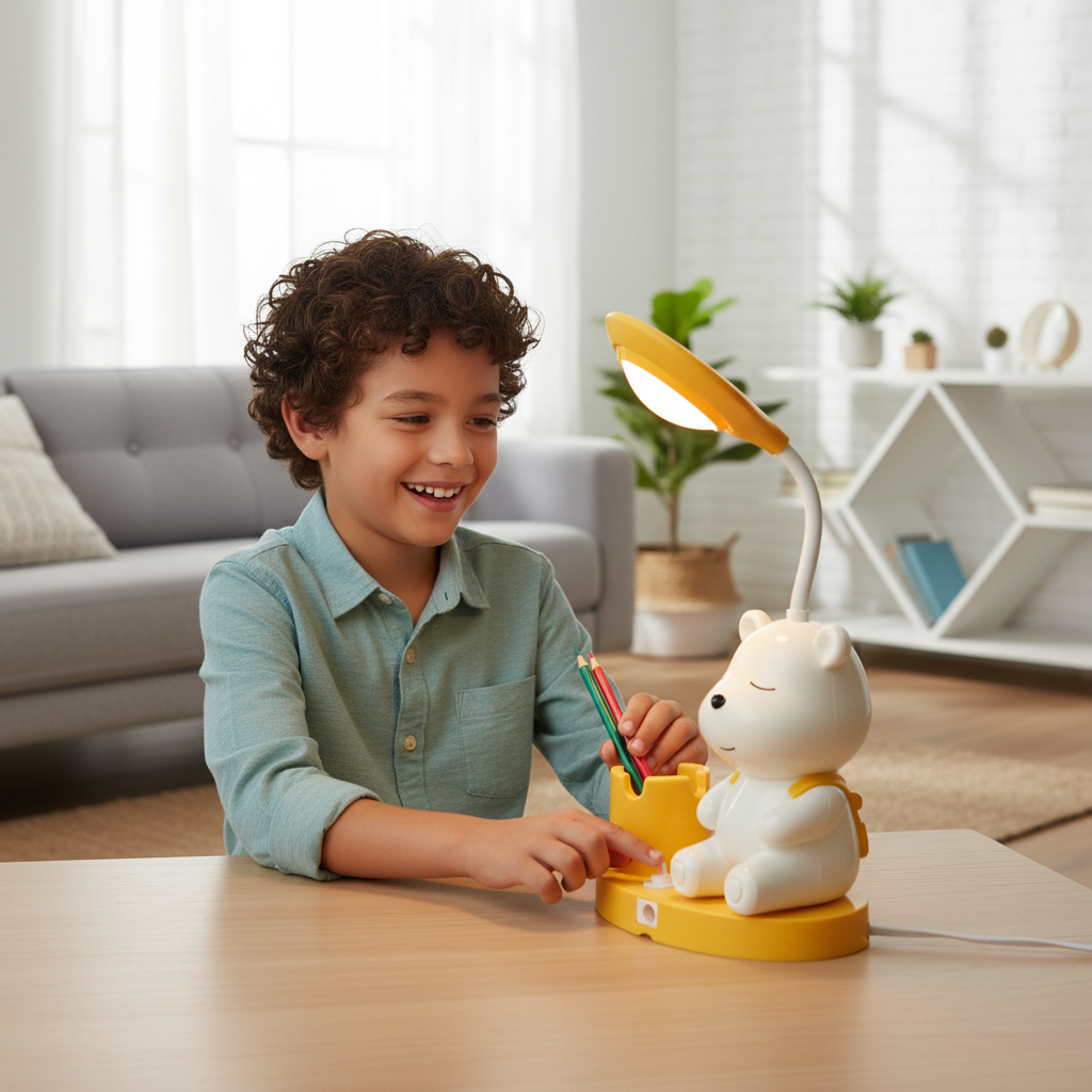 Sleeping Bear LED Study Lamp