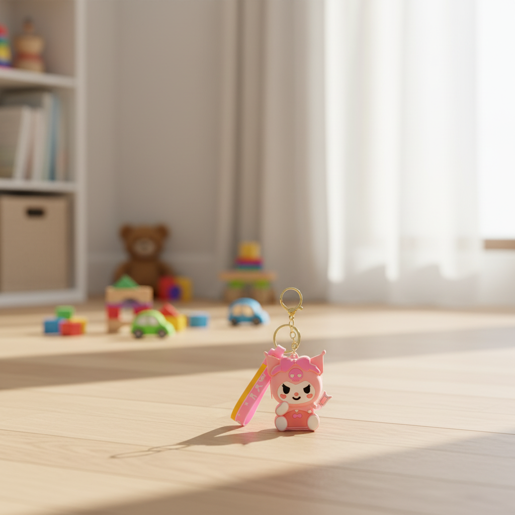 Kuromi Character Silicone Coin Pouch