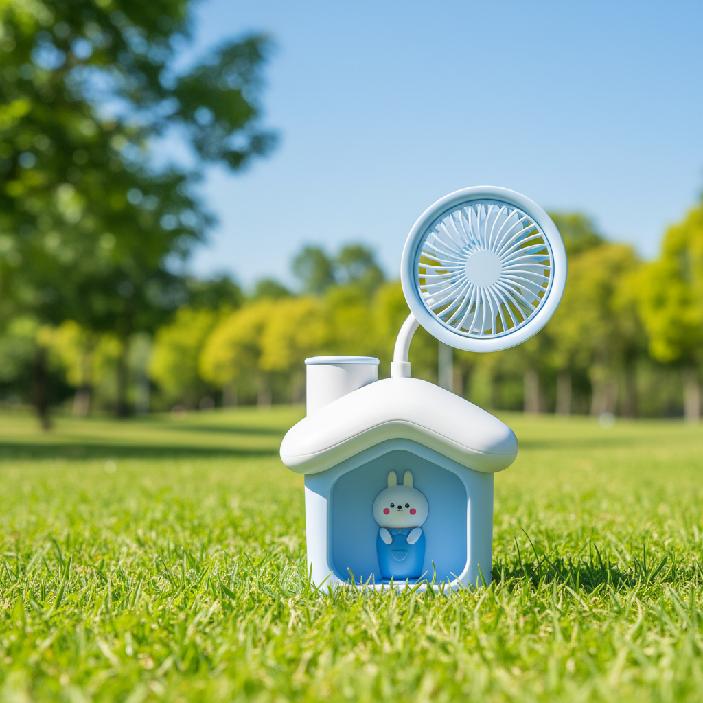 Bunny House Fan Lamp