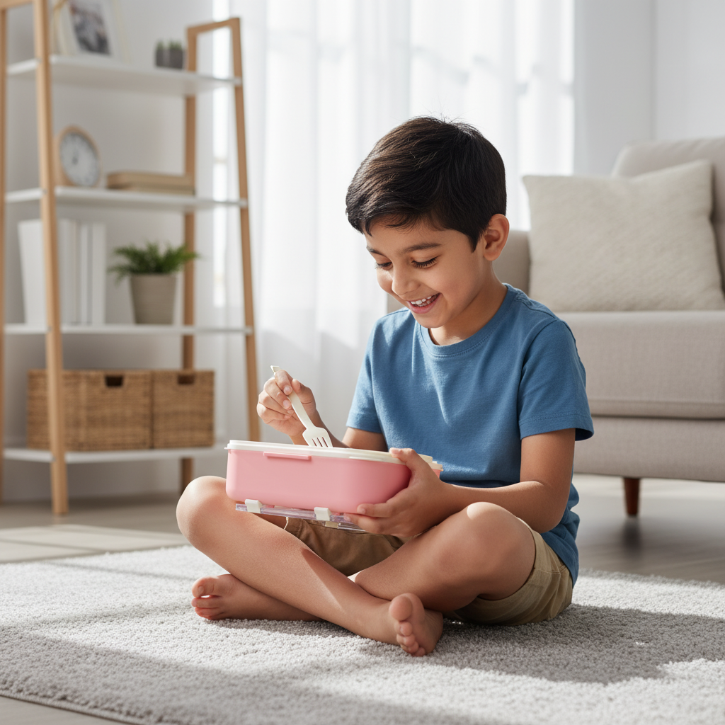 Blue–Purple Tedemei Lunch Box