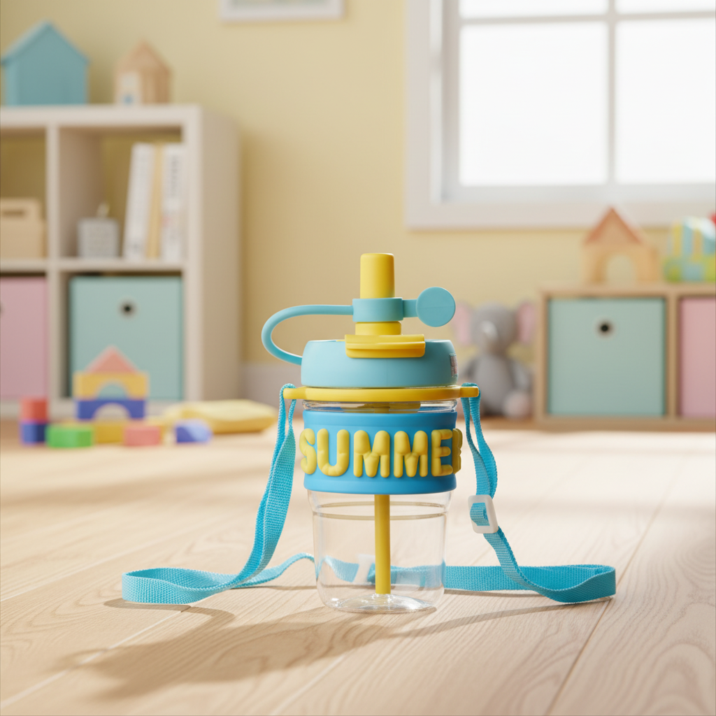 Summer Sip Straw Bottle