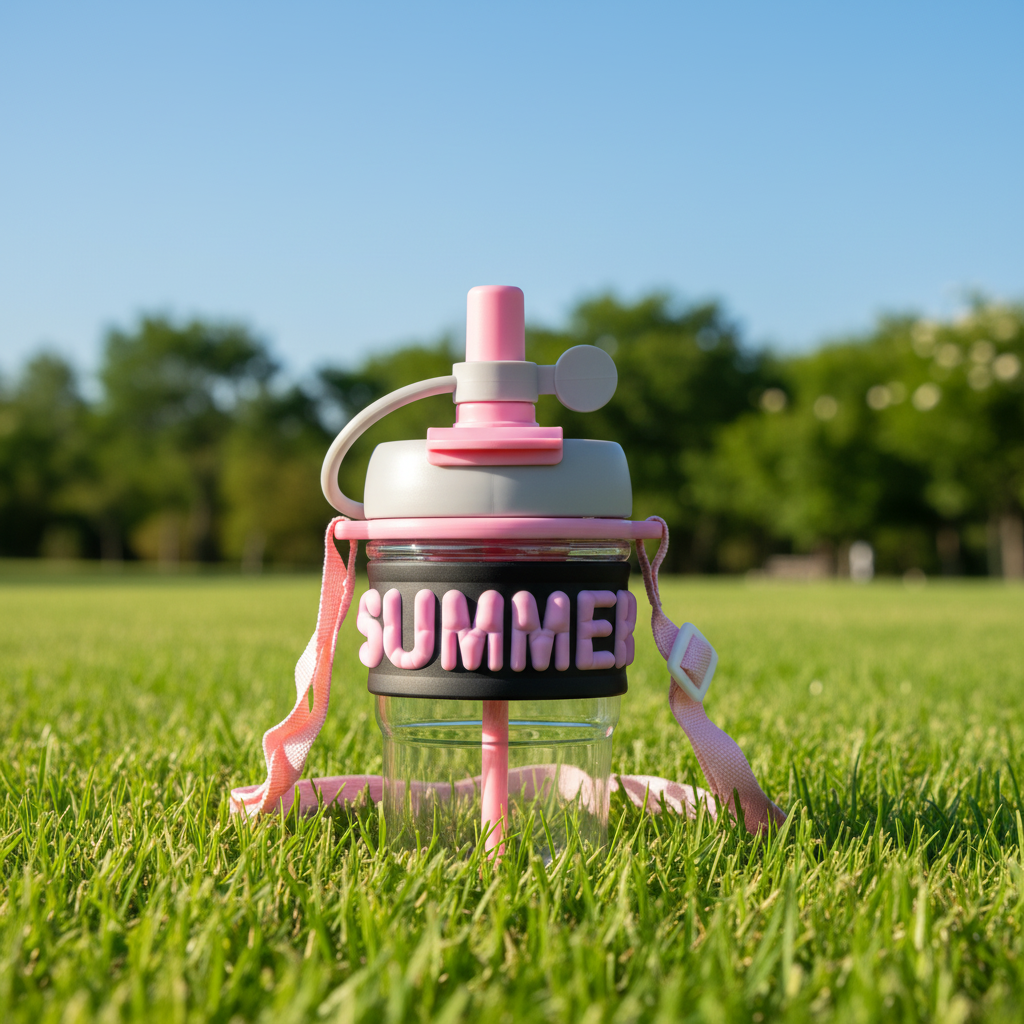 Summer Sip Straw Bottle