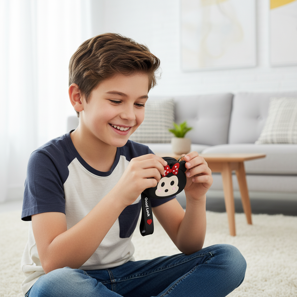 Minnie Character Silicone Coin Pouch