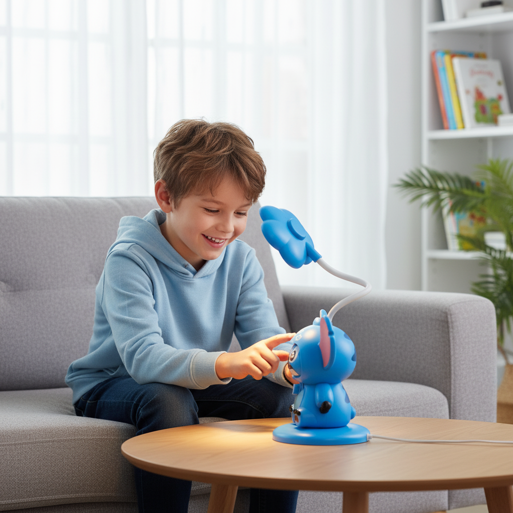 Flower-Top Character LED Lamp