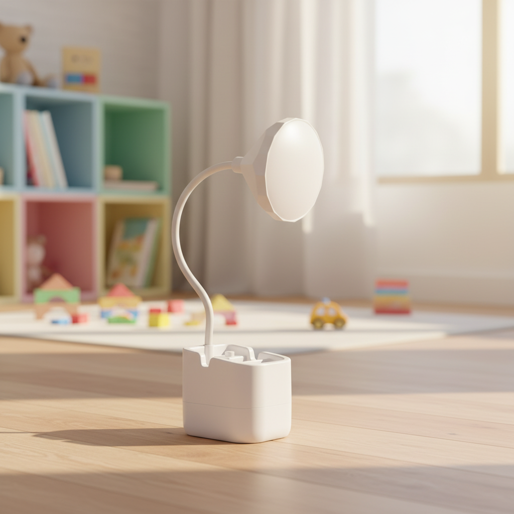 Mini Desk Organizer Lamp