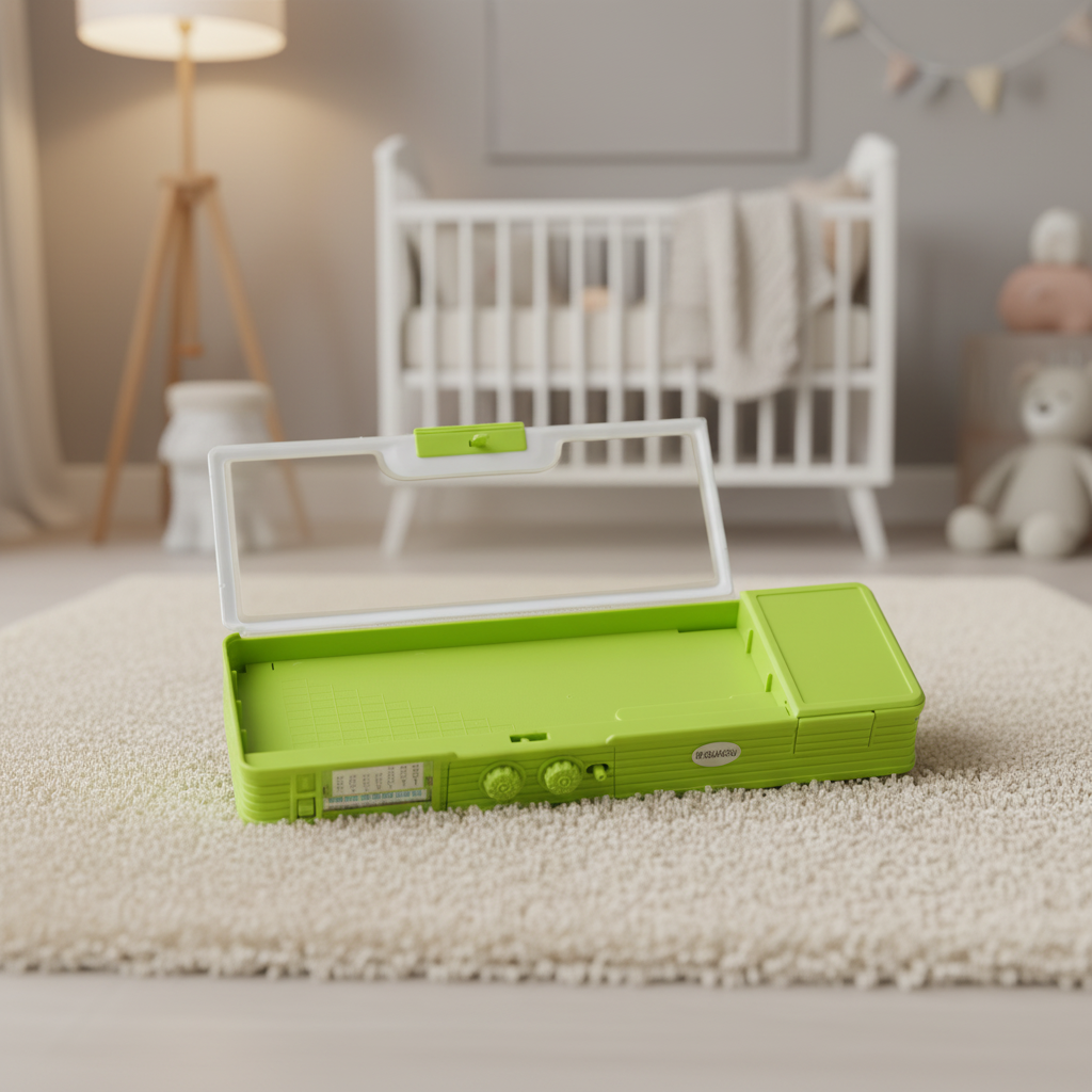 Smiley Dino Garden Lock Pencil Box