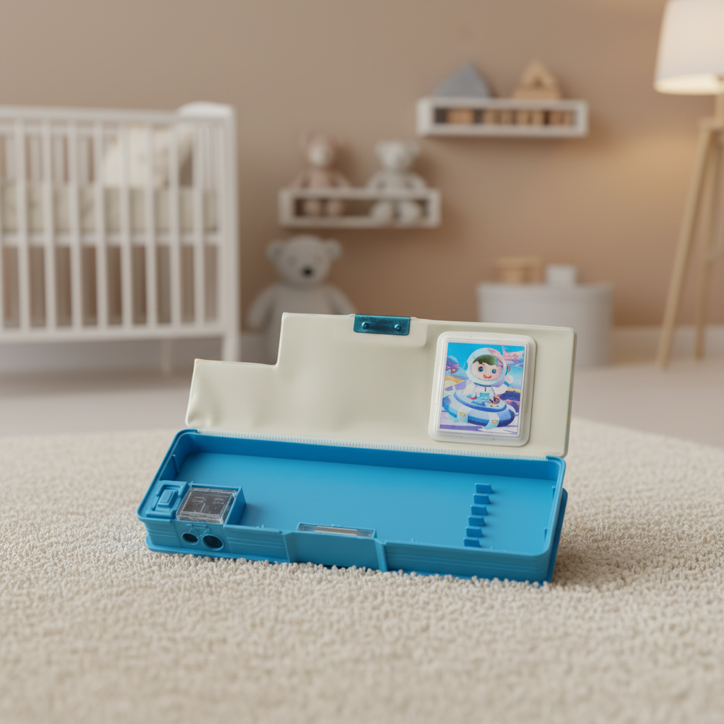 Space Kid Utility Pencil Box with Calculator