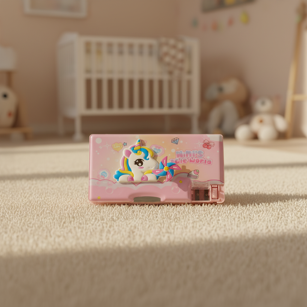 Nice Day Penguin Lock Pencil Box