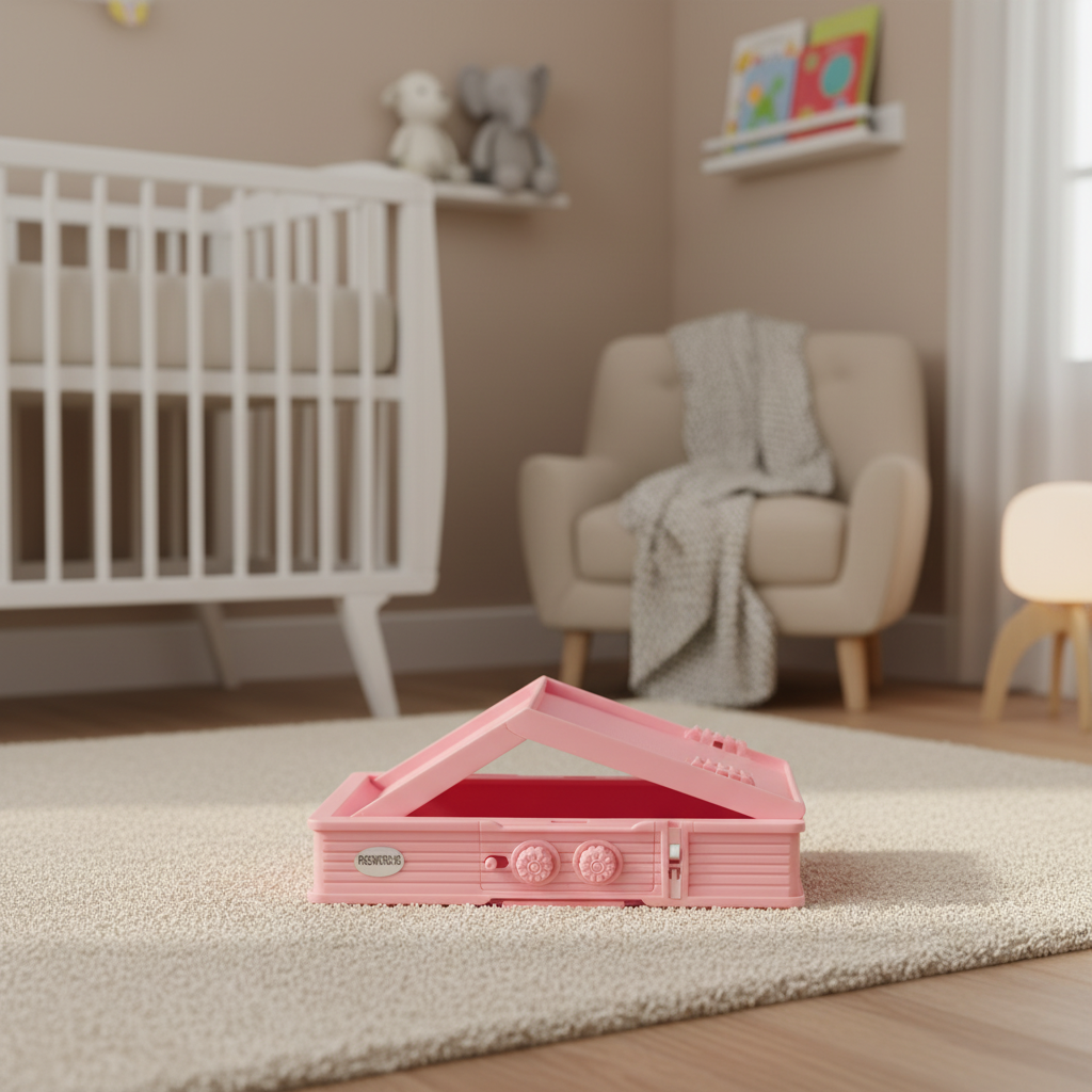 Smiley Dino Garden Lock Pencil Box