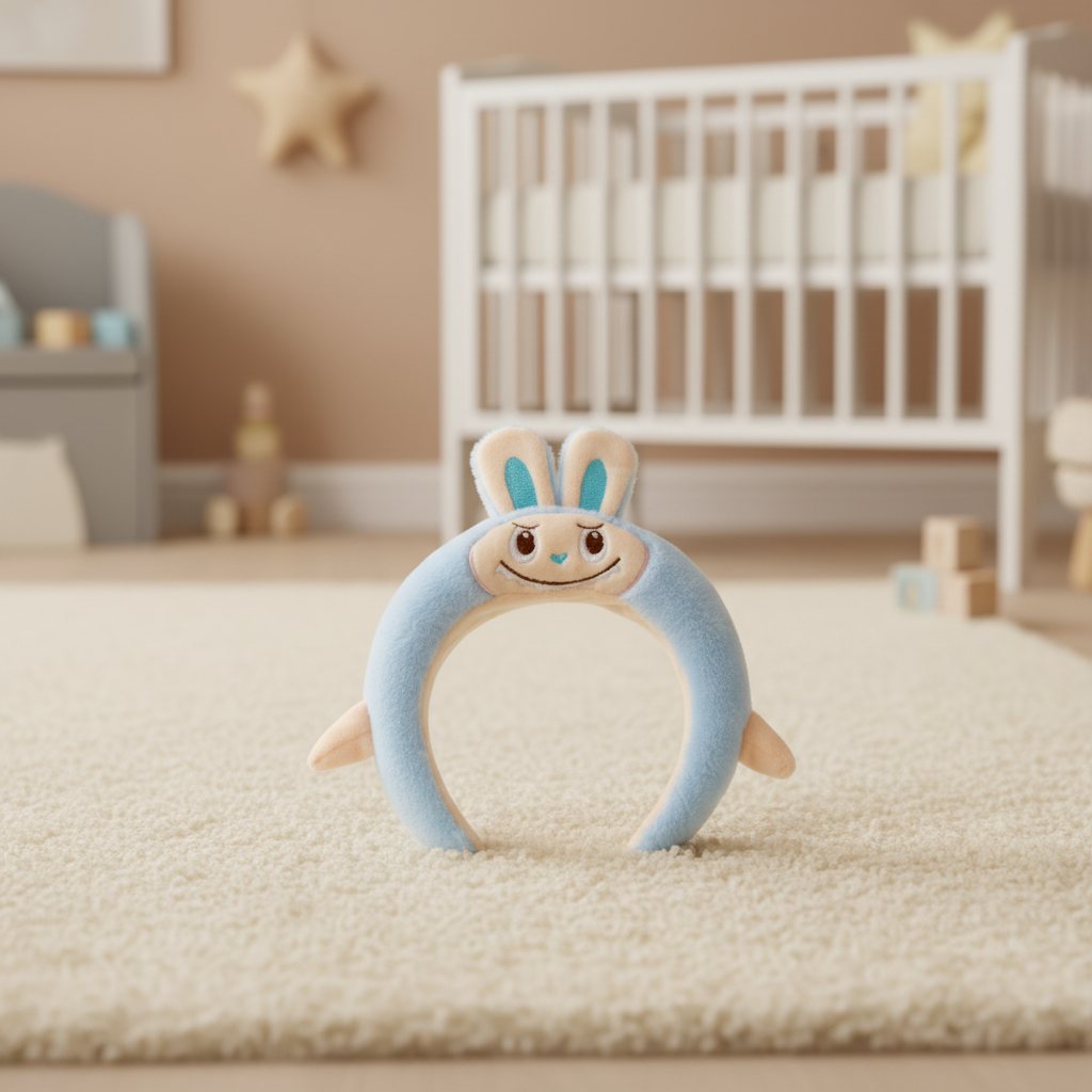 Plush Bunny-Ear Headband