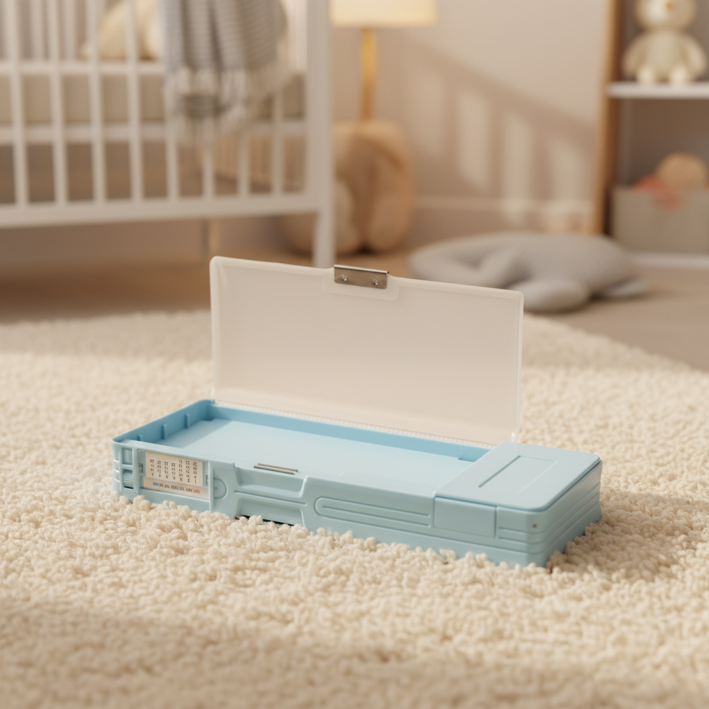 Cheerful Cat Study Lock Pencil Box