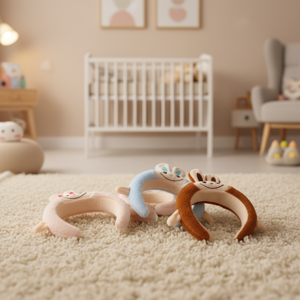 Plush Bunny-Ear Headband