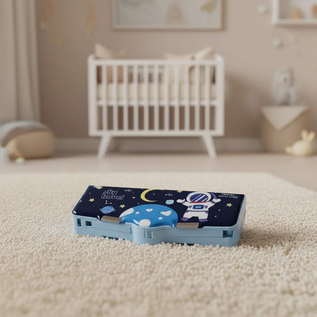 Space Mission Astronaut Lock Pencil Box