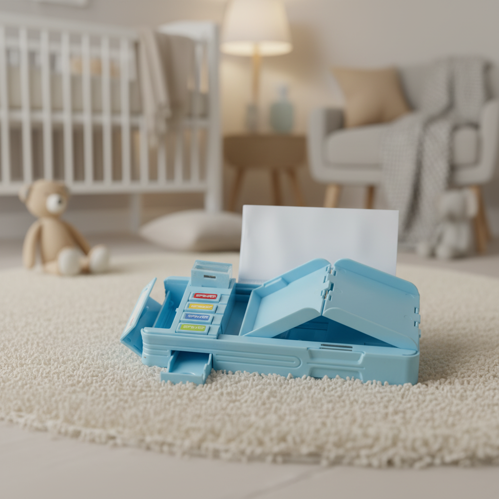 Cheerful Cat Study Lock Pencil Box