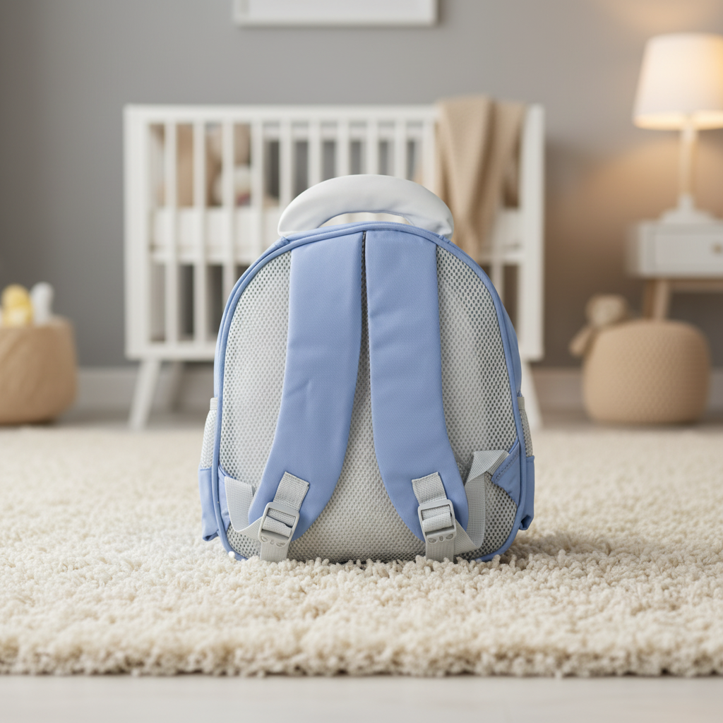 Lavender Happy Kitty Toddler Backpack