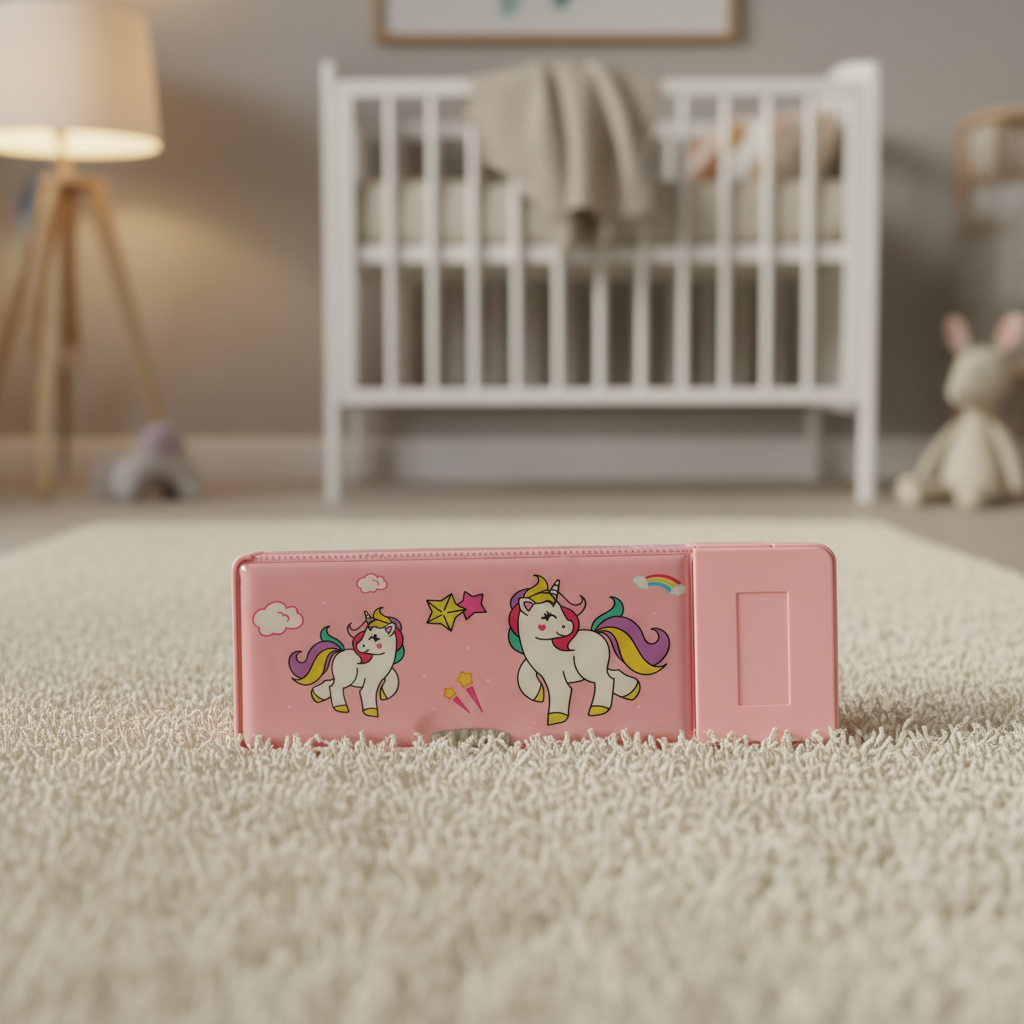 Cheerful Cat Study Lock Pencil Box