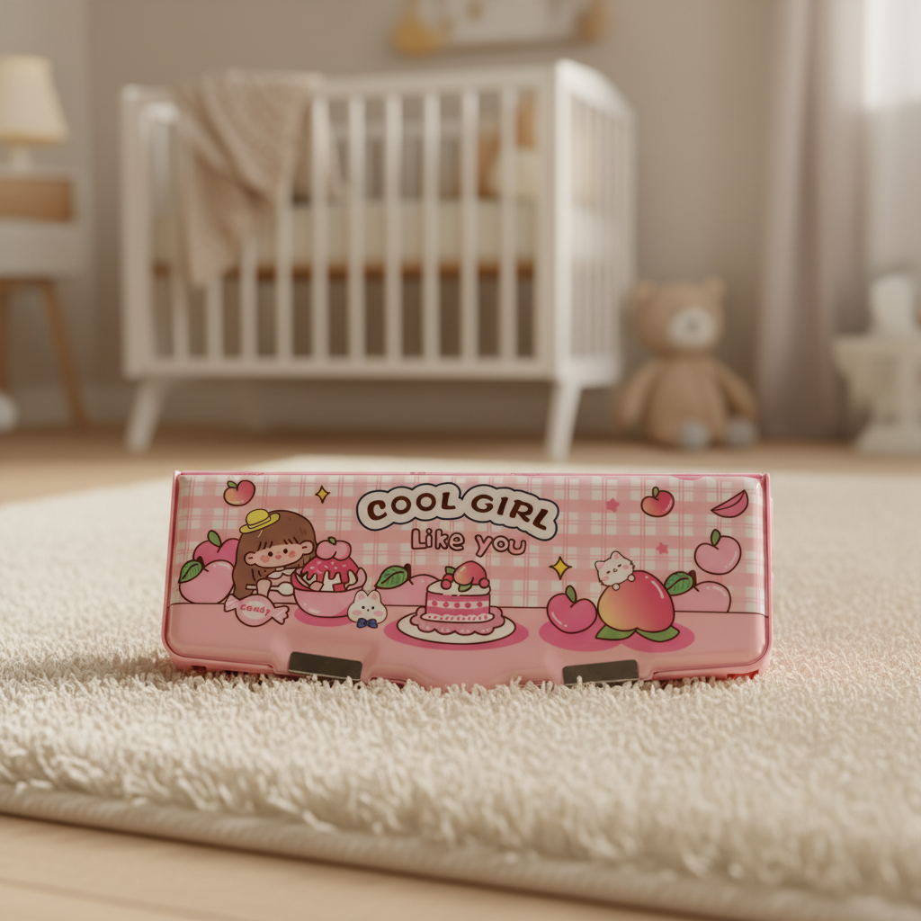 Space Mission Astronaut Lock Pencil Box