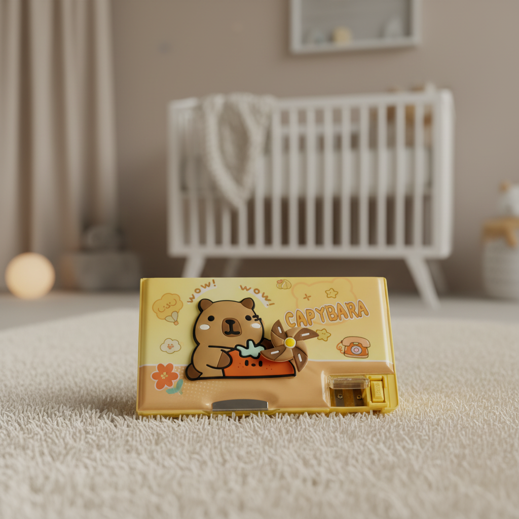 Nice Day Penguin Lock Pencil Box