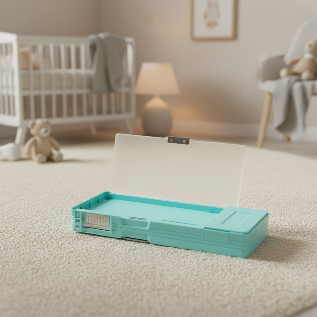 Smiley Dino Garden Lock Pencil Box