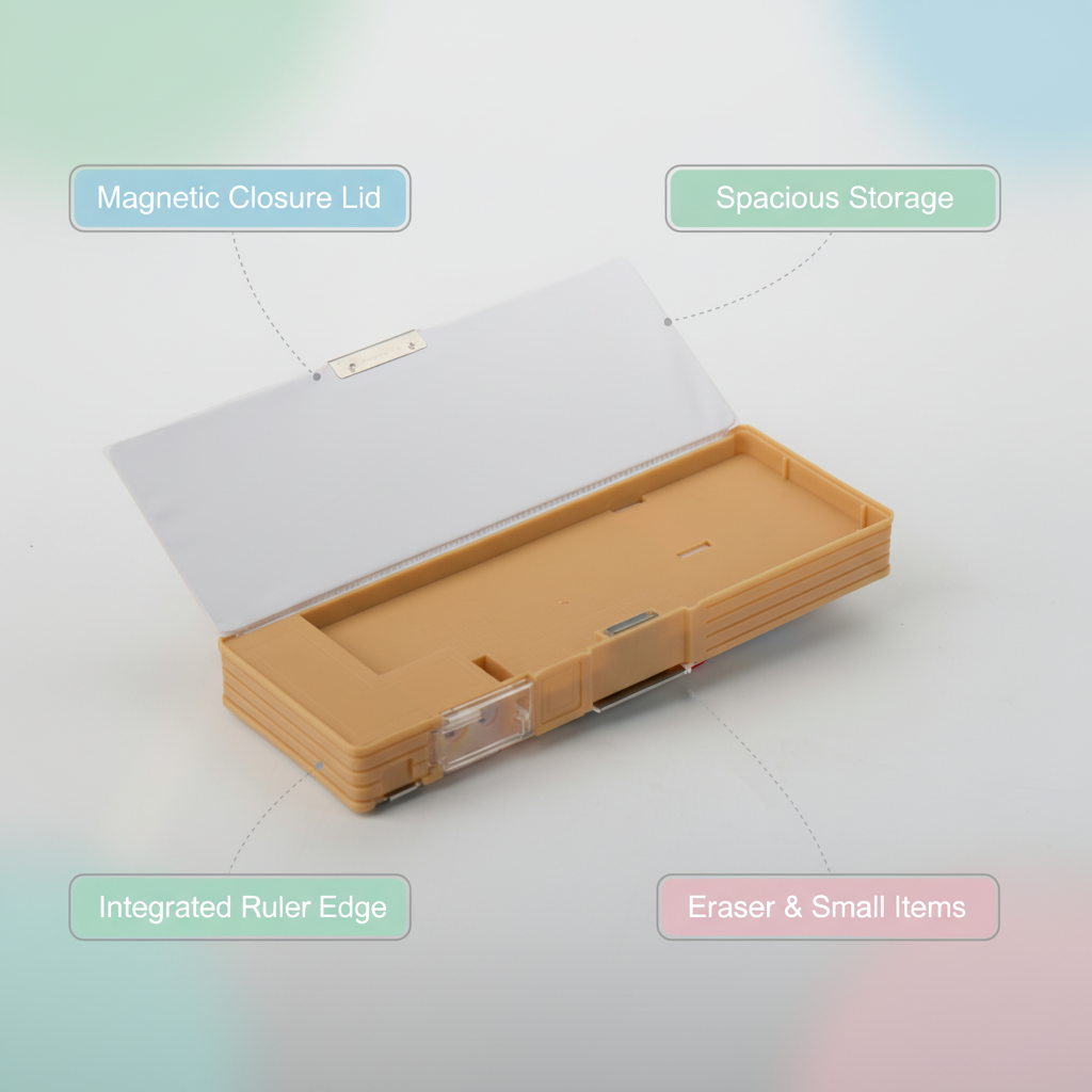 Magic Unicorn Lock Pencil Box