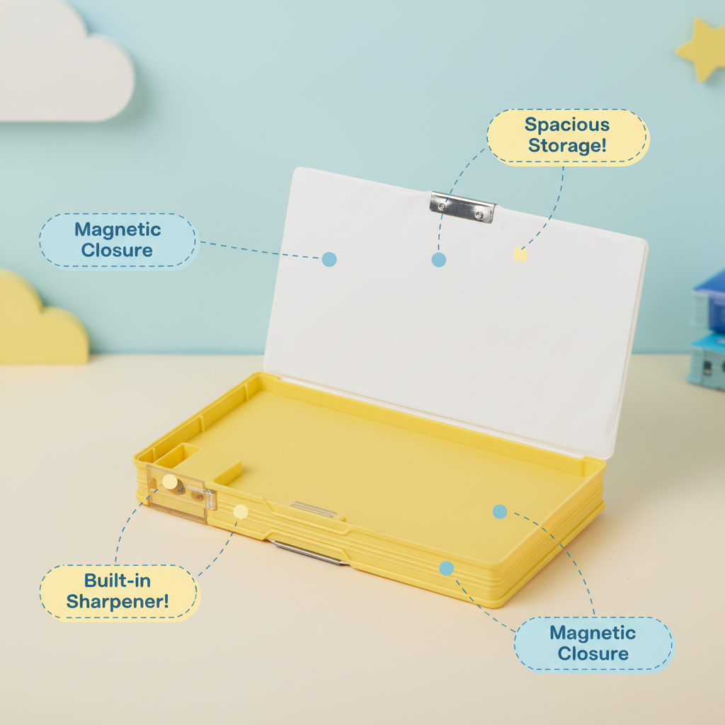 Nice Day Penguin Lock Pencil Box