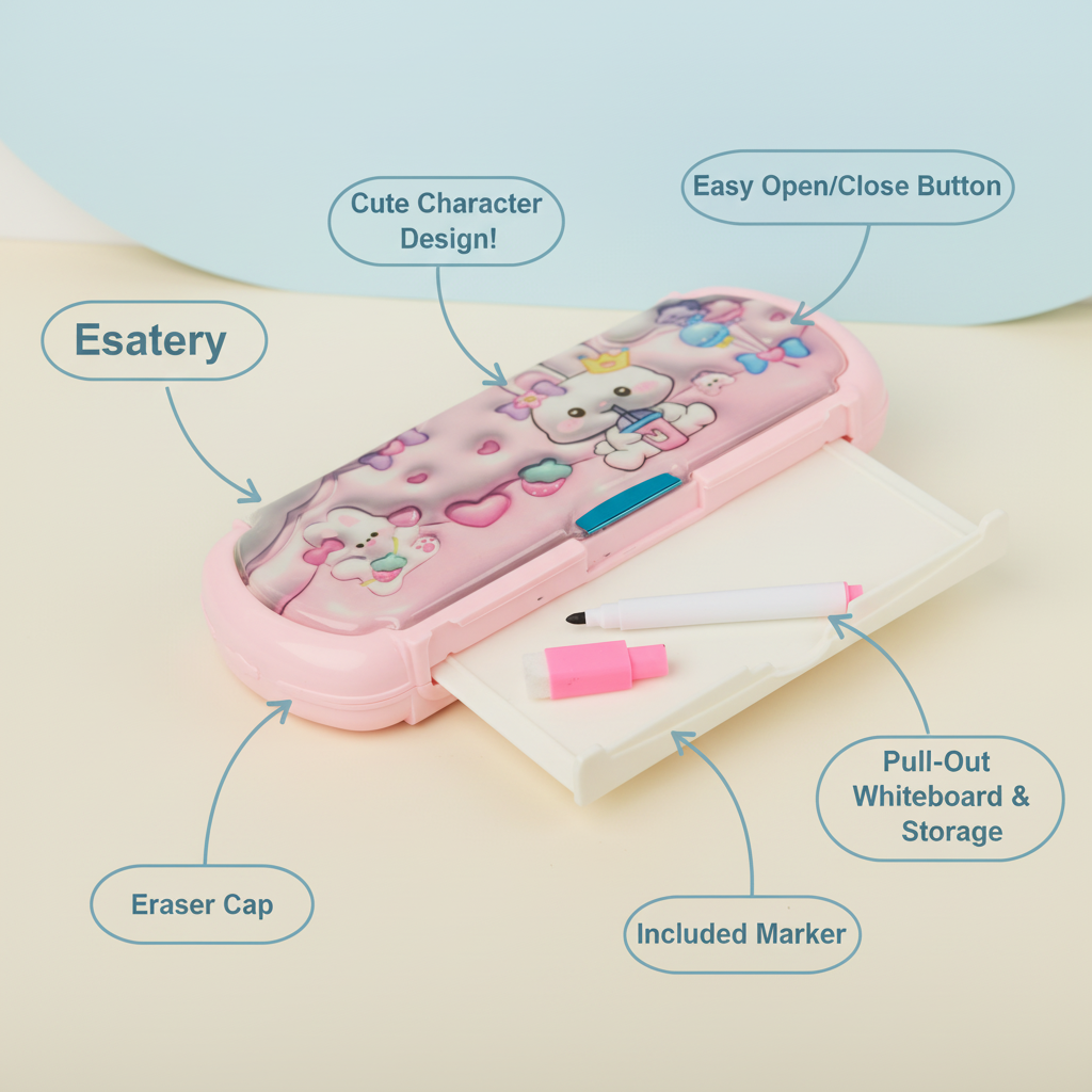 Happy Dino Adventure Lock Pencil Box Collection