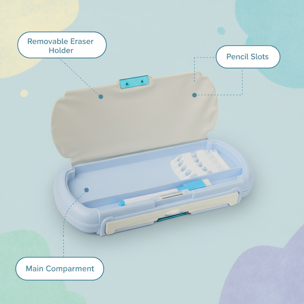 Happy Dino Adventure Lock Pencil Box Collection