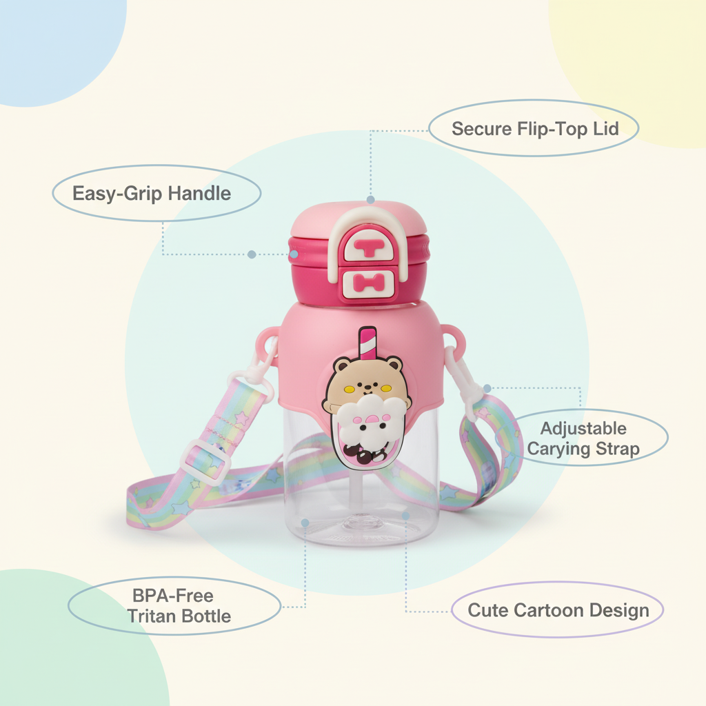 Sweet Mint Ice Cream Sipper Bottle