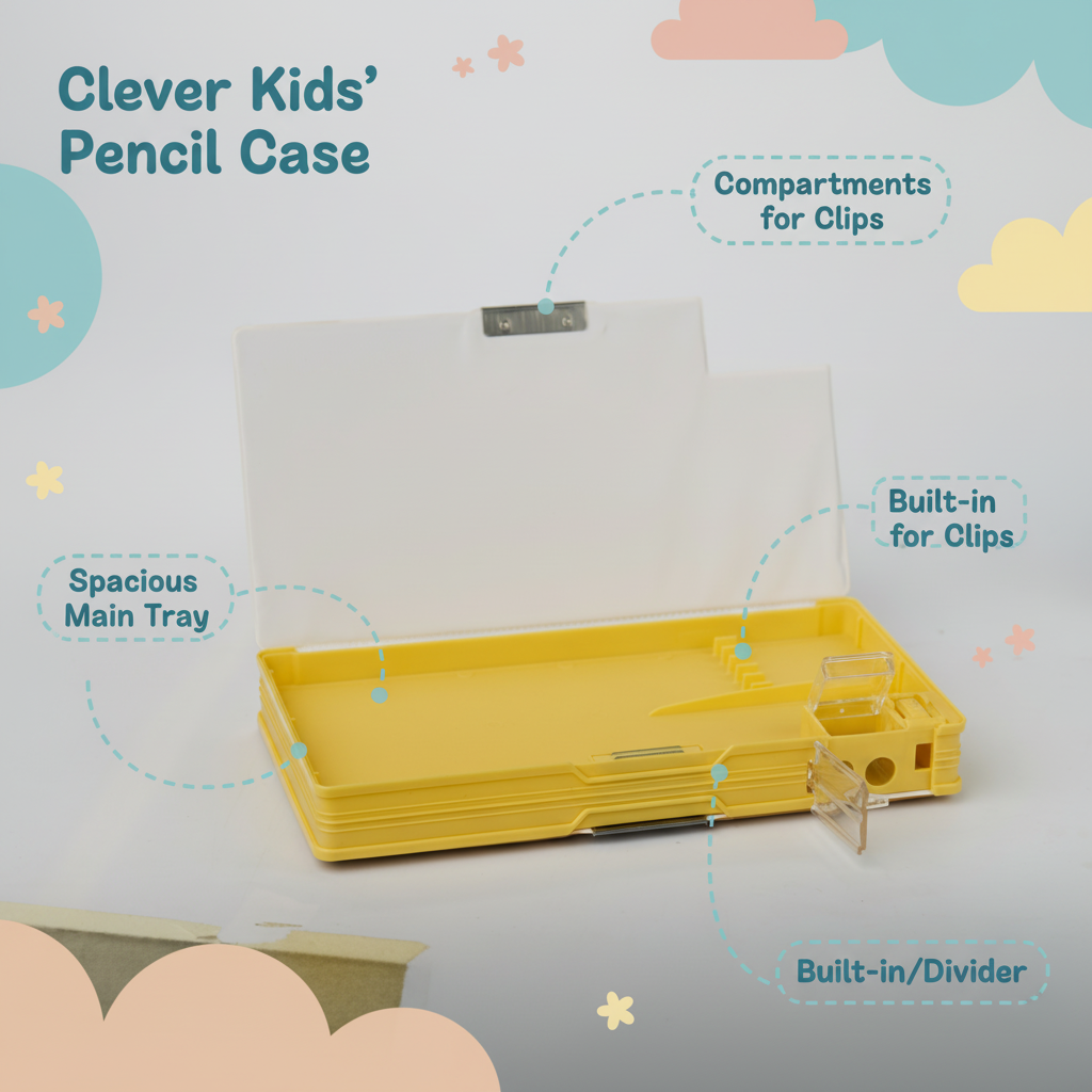 Nice Day Penguin Lock Pencil Box