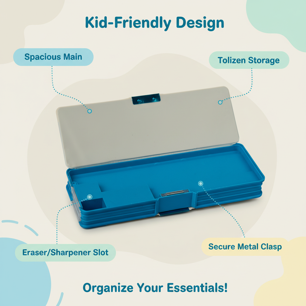 Cosmic Adventure Rocket Lock Pencil Box