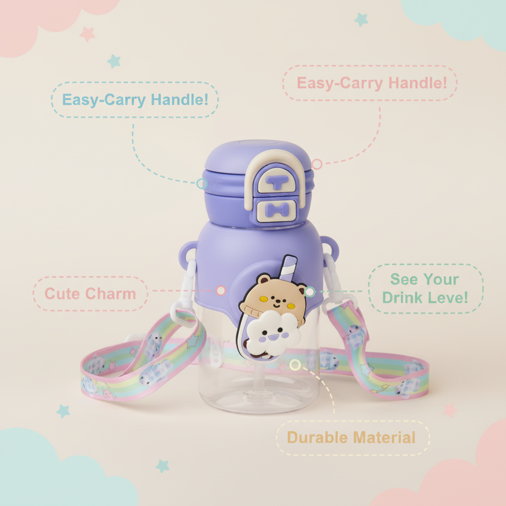 Sweet Mint Ice Cream Sipper Bottle