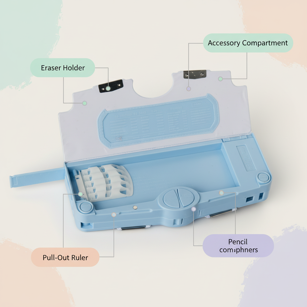 Space Mission Astronaut Lock Pencil Box