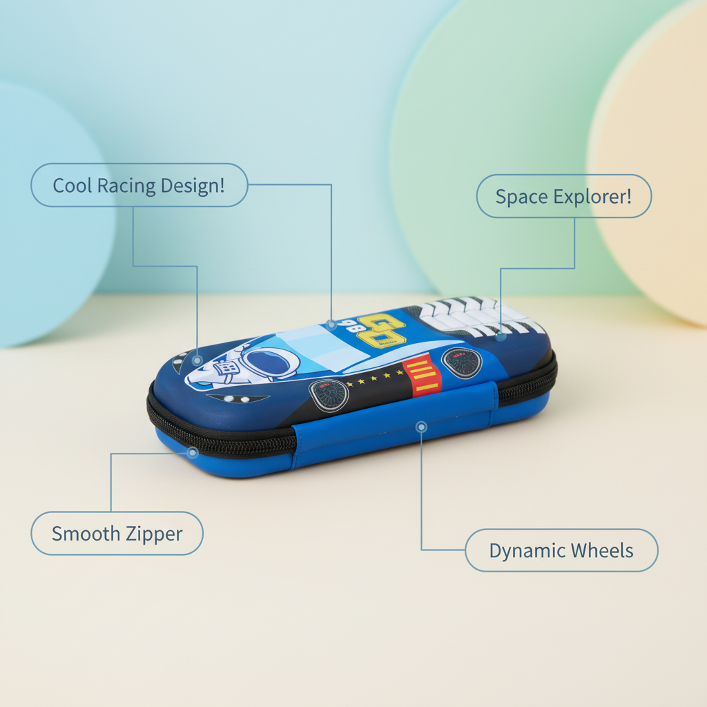 Galaxy Astronaut Zipper Pencil Pouch