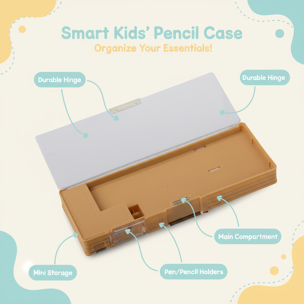 Magic Unicorn Lock Pencil Box