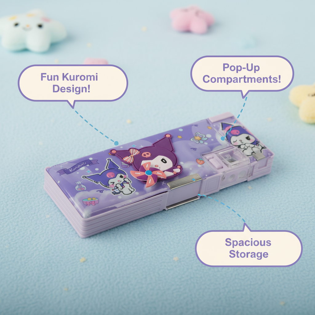 Magic Unicorn Lock Pencil Box