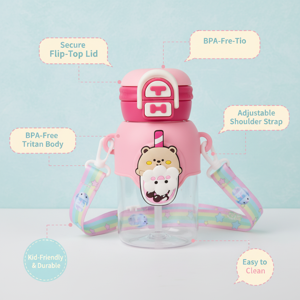 Sweet Mint Ice Cream Sipper Bottle